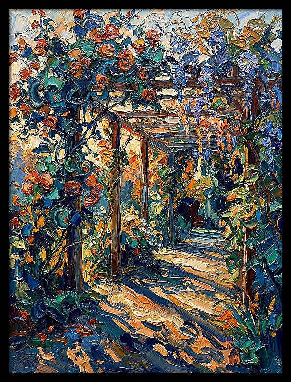 Flourishing Pergola Oasis