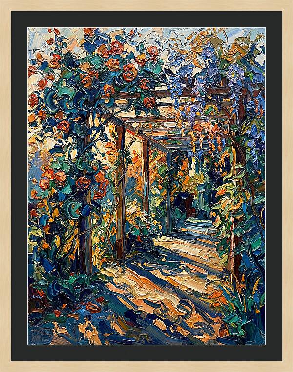 Flourishing Pergola Oasis