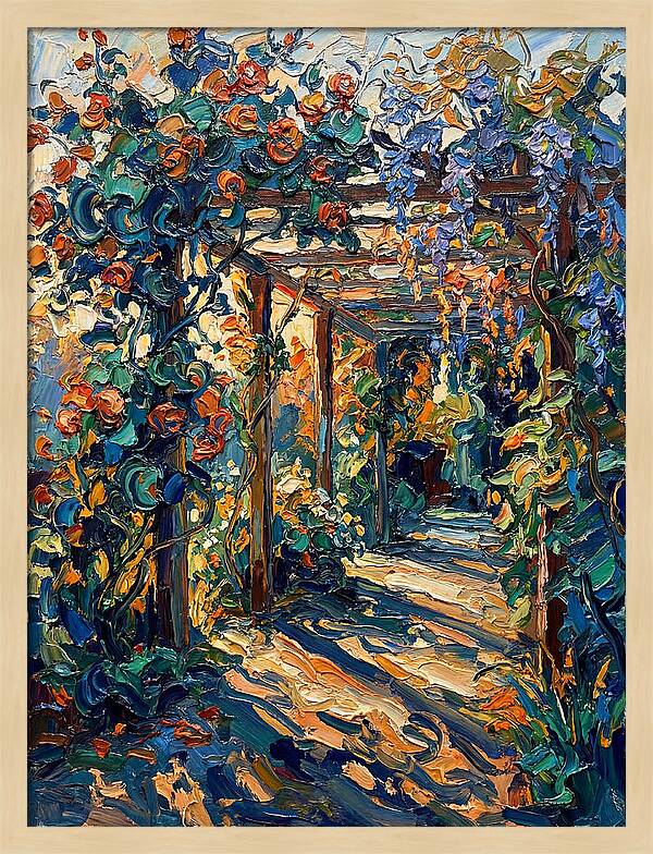 Flourishing Pergola Oasis