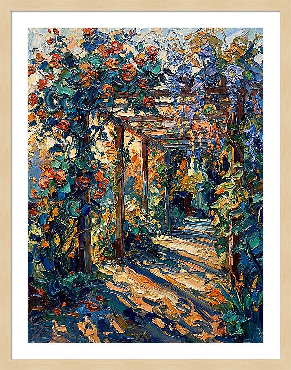 Flourishing Pergola Oasis