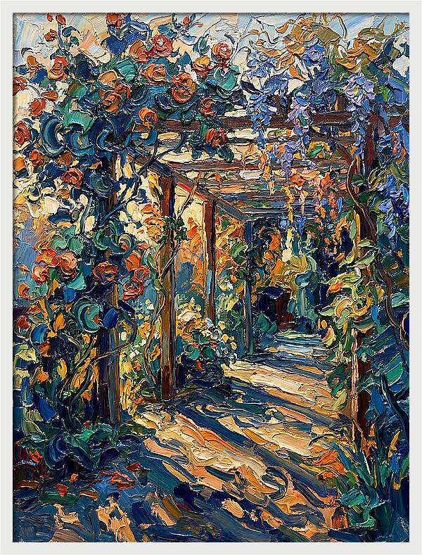 Flourishing Pergola Oasis