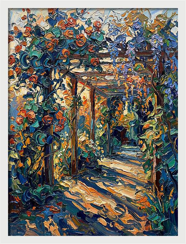 Flourishing Pergola Oasis