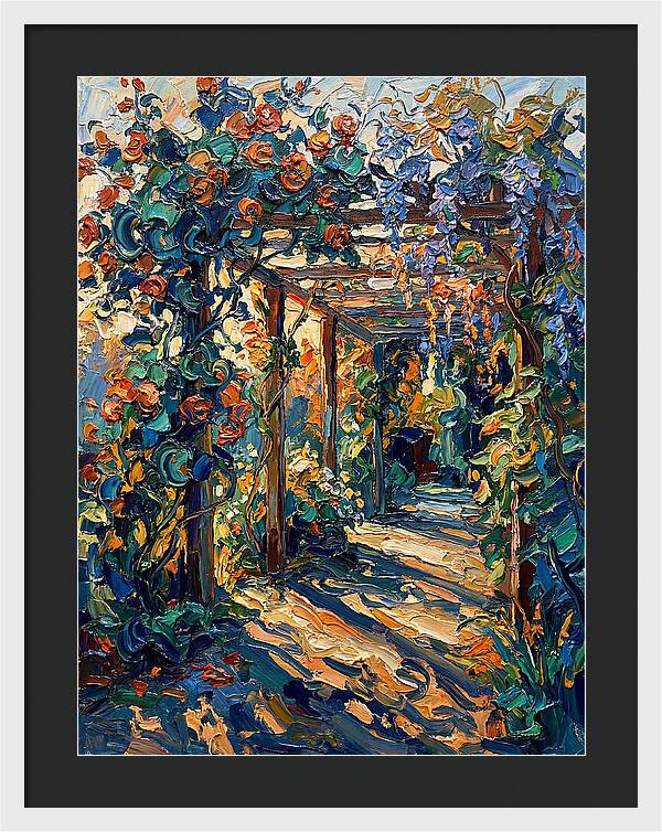 Flourishing Pergola Oasis