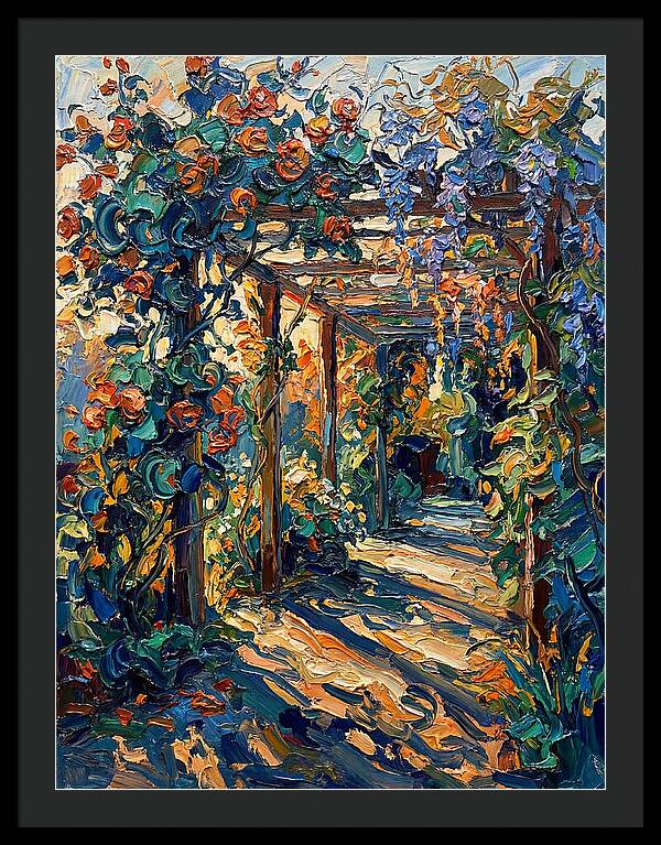 Flourishing Pergola Oasis