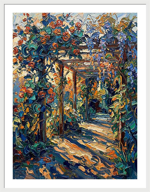 Flourishing Pergola Oasis