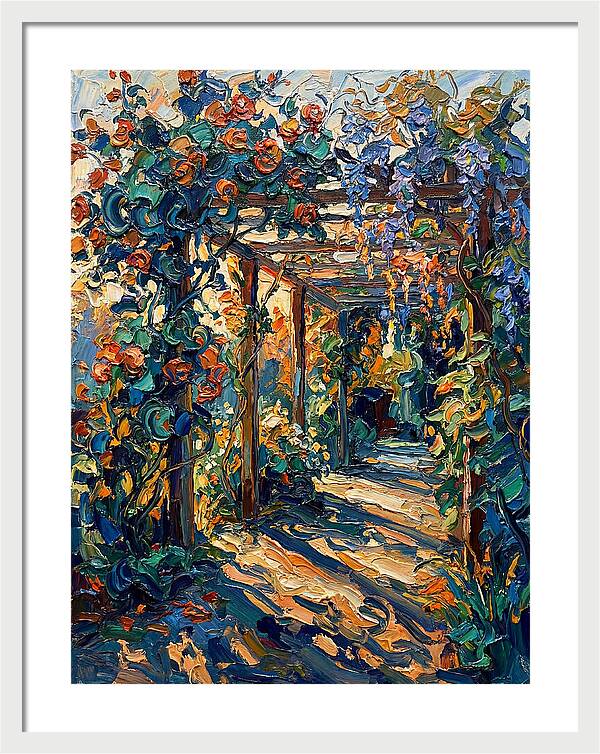 Flourishing Pergola Oasis
