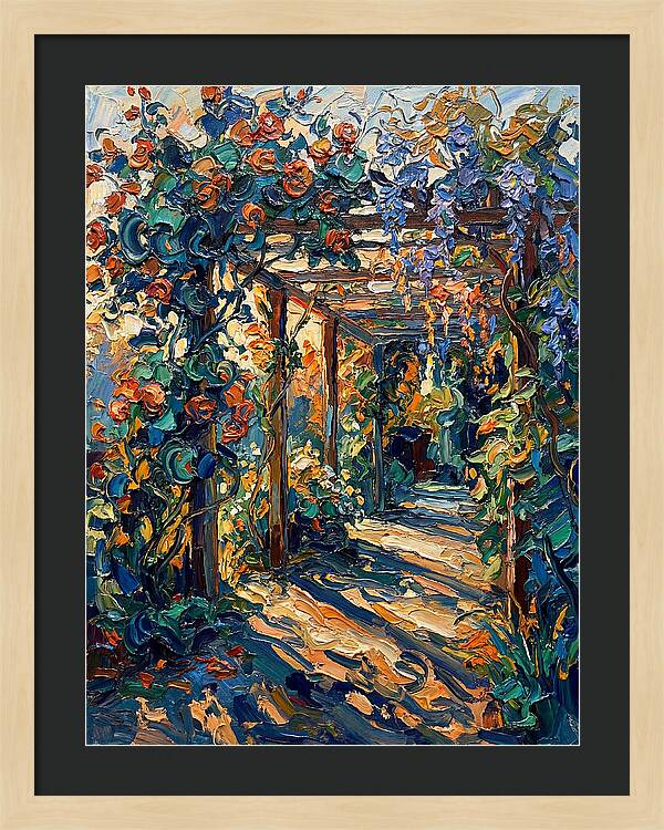 Flourishing Pergola Oasis