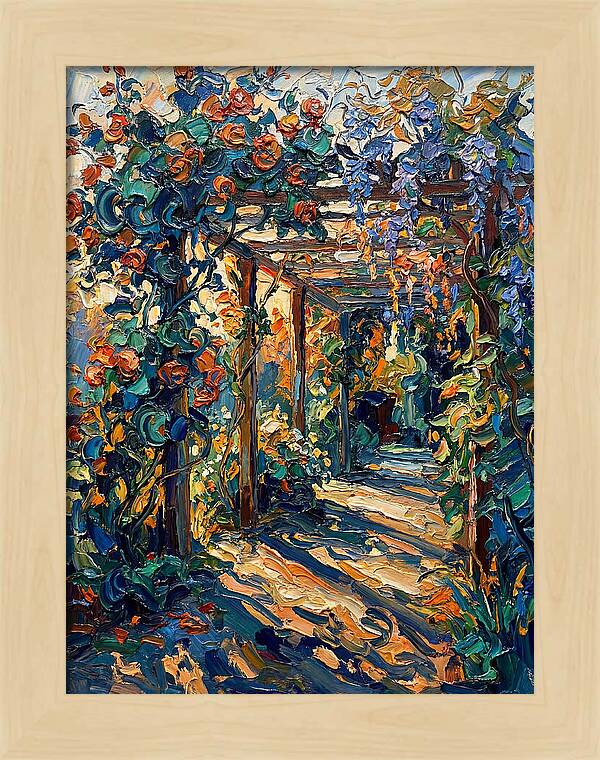 Flourishing Pergola Oasis