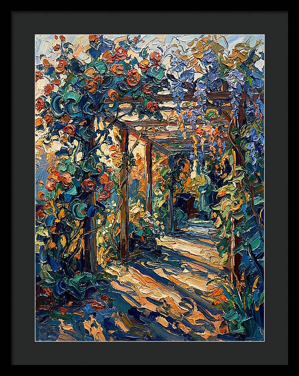 Flourishing Pergola Oasis