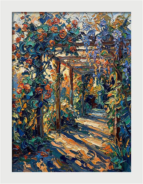 Flourishing Pergola Oasis