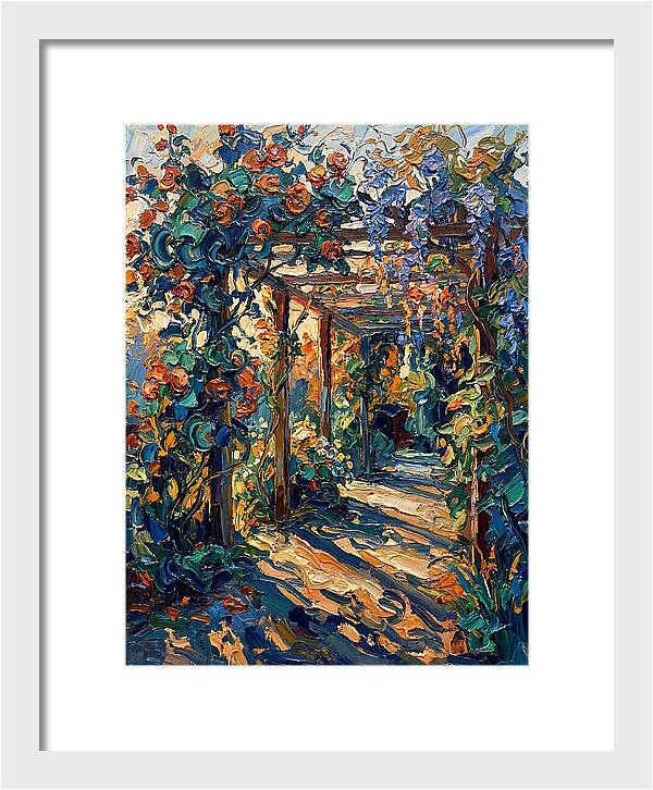 Flourishing Pergola Oasis