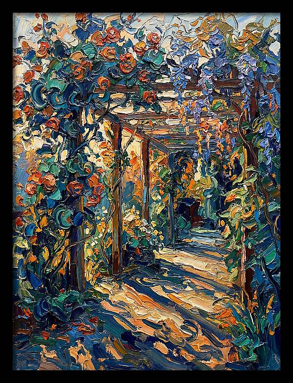Flourishing Pergola Oasis