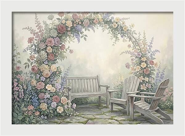 Flower Archway Embracing Serenity