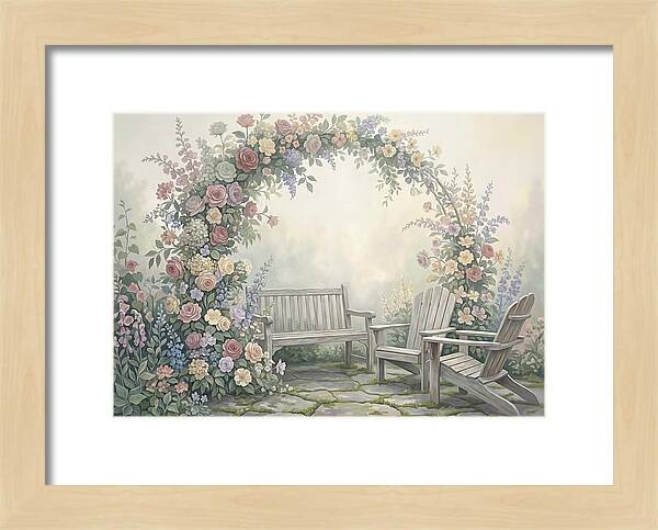 Flower Archway Embracing Serenity