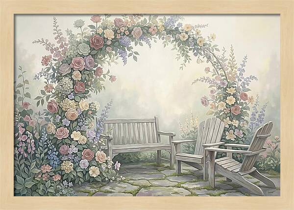 Flower Archway Embracing Serenity