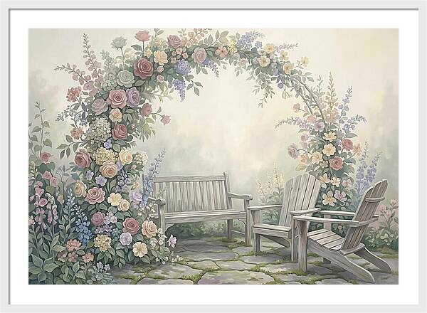 Flower Archway Embracing Serenity