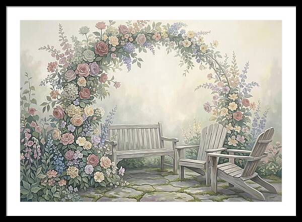 Flower Archway Embracing Serenity