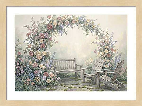 Flower Archway Embracing Serenity