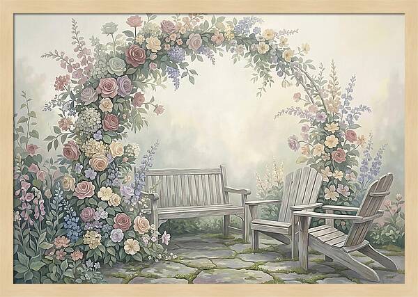 Flower Archway Embracing Serenity