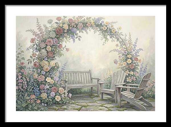 Flower Archway Embracing Serenity