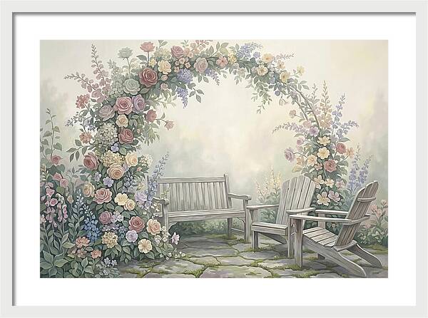 Flower Archway Embracing Serenity