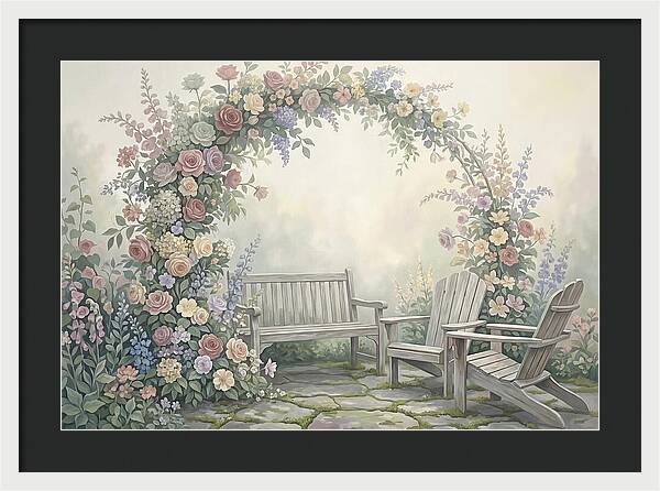 Flower Archway Embracing Serenity