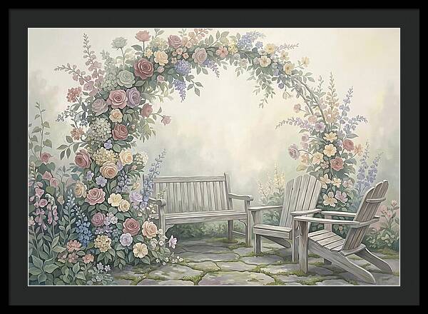 Flower Archway Embracing Serenity