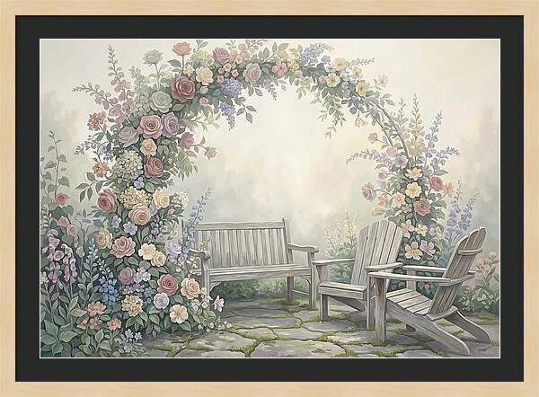 Flower Archway Embracing Serenity