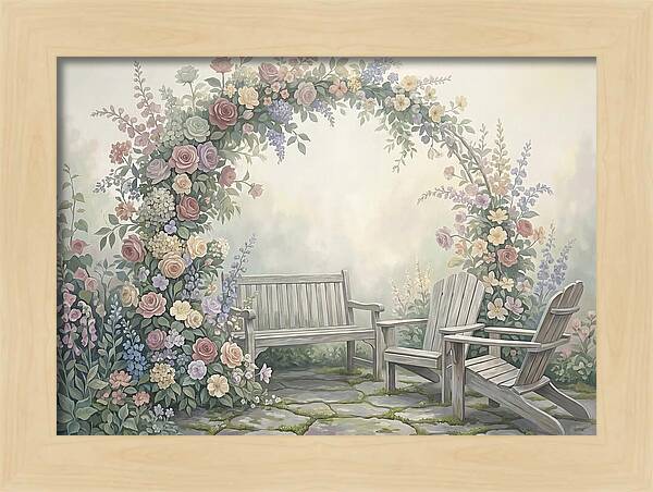 Flower Archway Embracing Serenity