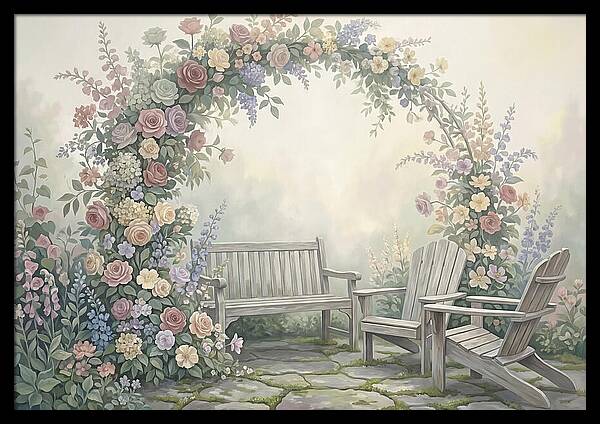 Flower Archway Embracing Serenity