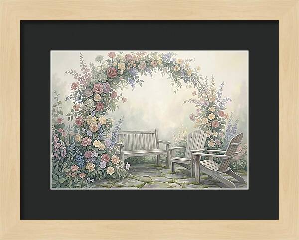 Flower Archway Embracing Serenity