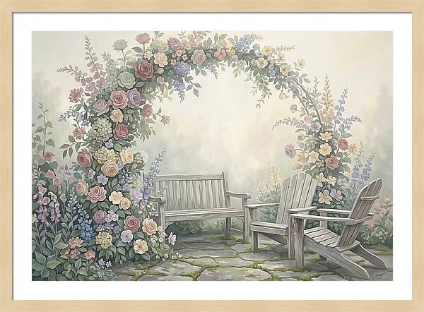 Flower Archway Embracing Serenity