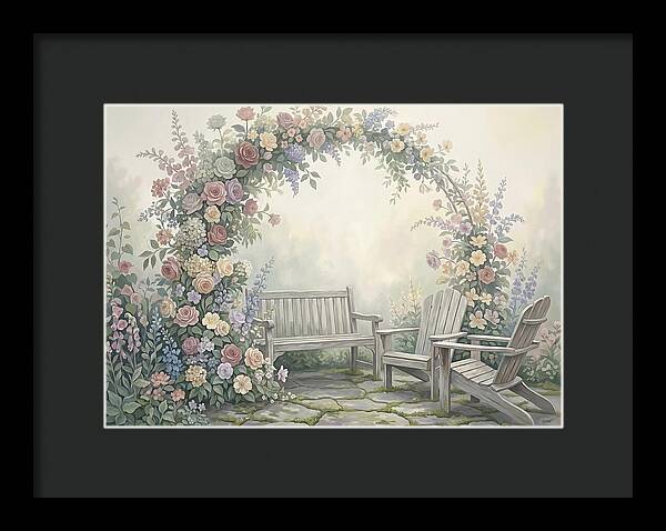 Flower Archway Embracing Serenity