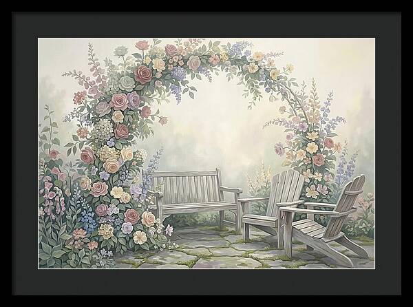 Flower Archway Embracing Serenity