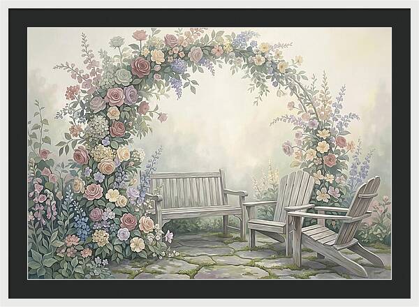 Flower Archway Embracing Serenity