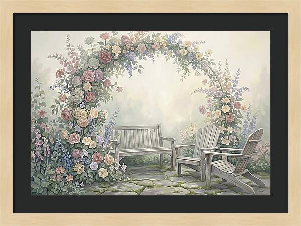 Flower Archway Embracing Serenity