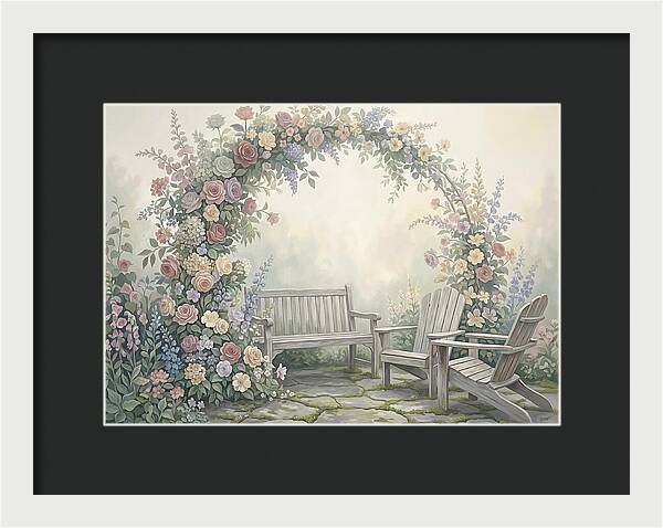 Flower Archway Embracing Serenity