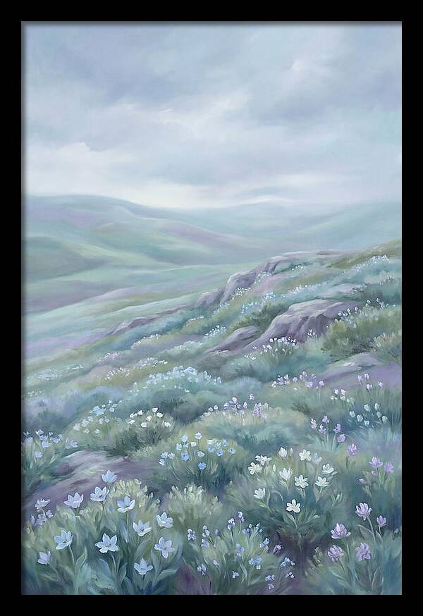 Flowering Alpine Tundra Above Treeline