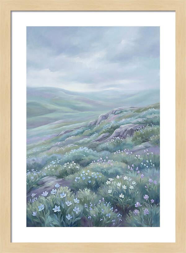 Flowering Alpine Tundra Above Treeline
