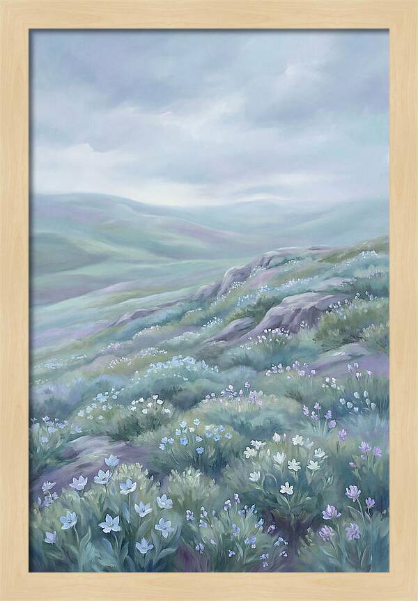 Flowering Alpine Tundra Above Treeline