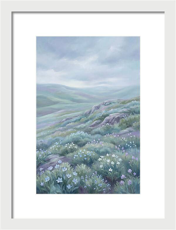Flowering Alpine Tundra Above Treeline