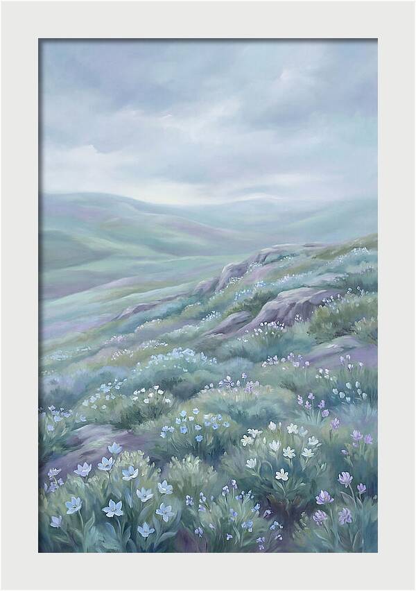 Flowering Alpine Tundra Above Treeline