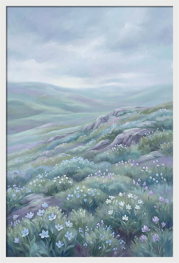 Flowering Alpine Tundra Above Treeline