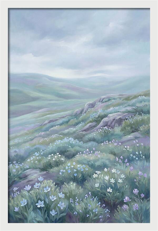 Flowering Alpine Tundra Above Treeline