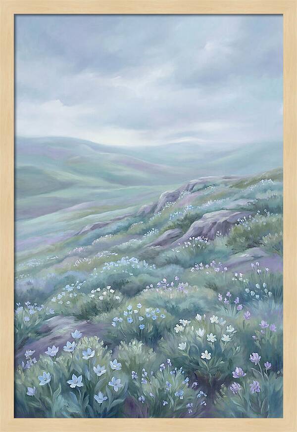 Flowering Alpine Tundra Above Treeline