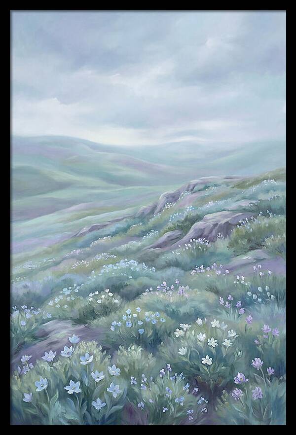 Flowering Alpine Tundra Above Treeline