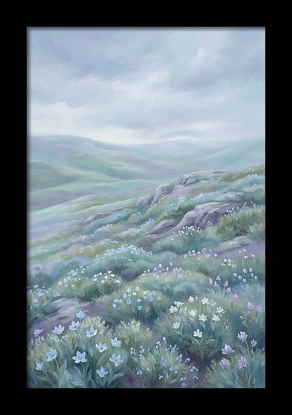 Flowering Alpine Tundra Above Treeline