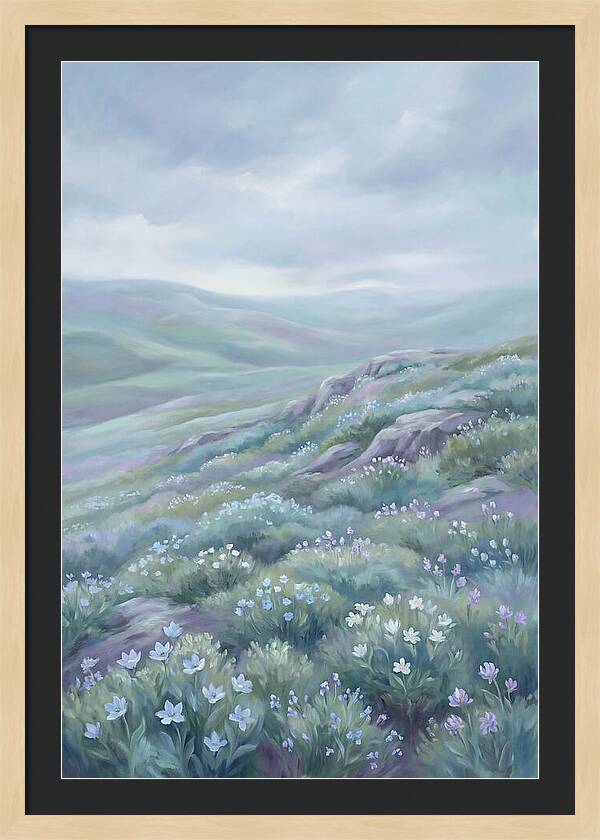 Flowering Alpine Tundra Above Treeline