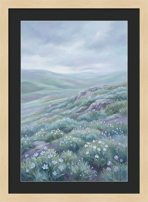 Flowering Alpine Tundra Above Treeline