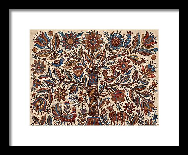 Flowering Tree Folk Art